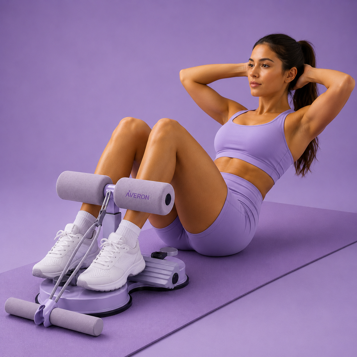 Averon™ CoreLock Pro | Suction Sit-Up Trainer
