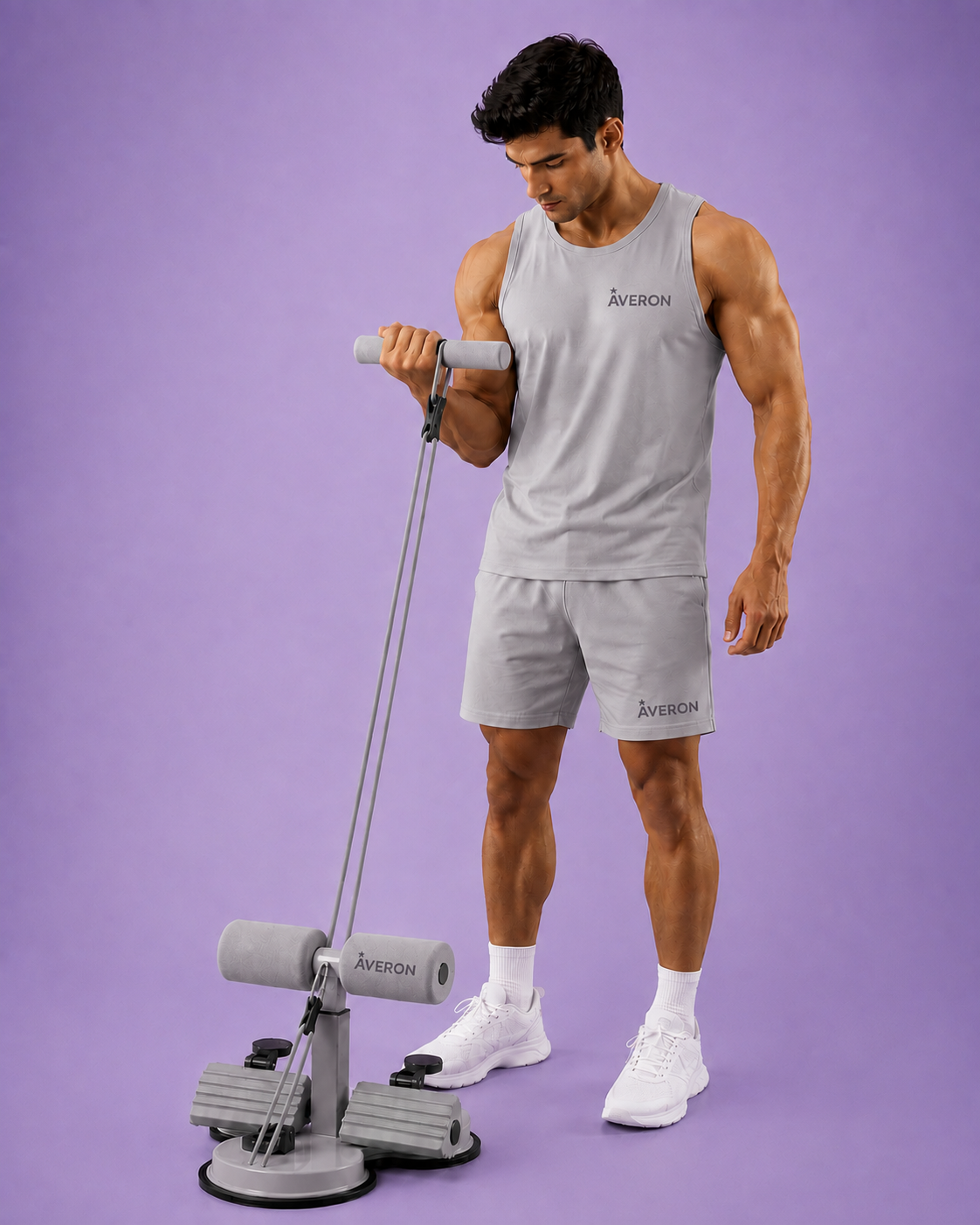 Averon™ CoreLock Pro | Suction Sit-Up Trainer